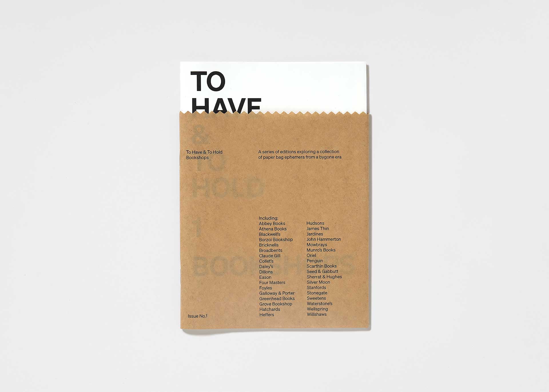 To Have & To Hold — Issue 1: Bookshops